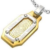 "Straight gold" halssmykke