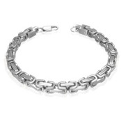 Rustfrit st�l armb�nd "Silver"