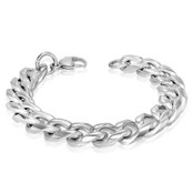 Rustfrit st�l armb�nd "20cm"