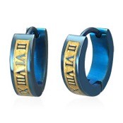 �rering "Blue coat" Goldplated "1stk"