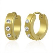 Goldplated "CZ" (1 stk.)