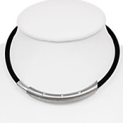 "Neckless" Steel/Gummi