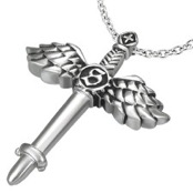 "Gotic sword" Rustfrit st�l halssmykke.