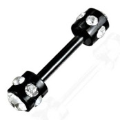 "CZ" Sort piercing.