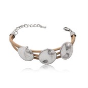 "Egira" Steel & Leather - lysbrun.