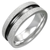 "Nipe" Ring i rustfrit st�l.