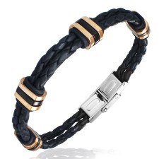 "Genoa" Armb�nd i st�l/l�der.