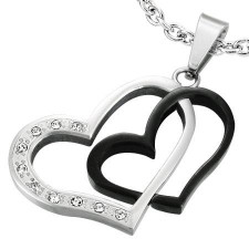 "Double Heart" Halssmykke