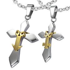"Two cross" Parsmykker 316L