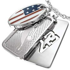 "US Sports Silver" Halssmykke
