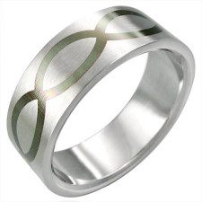 Herre ring i rustfrit st�l