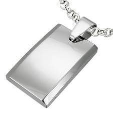 Halssmykke i Tungsten Carbide "Tags"