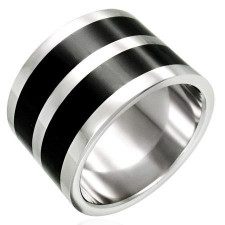 Bred herrering i rustfrit st�l.