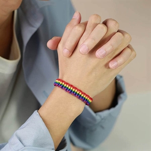 Handmade Pride armbånd