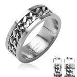 "Chain" Rustfrit st�l ring.