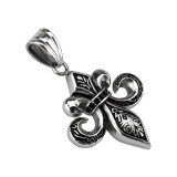 "Fleur De Lis" Vedh�ng i Rustfrit st�l.