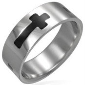 Herre ring i rustfrit st�l (316L)