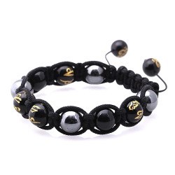 "Ultimate Fight" Bracelet for men. 17,19 eller 21 cm.