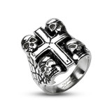 "Design ring" 4 times skull.