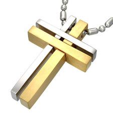 "Steel/Gold" Halssmykke