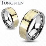 Tungsten ring "Gold" 