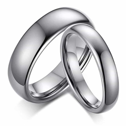 Carbide tungsten forlovelse/vielsesring