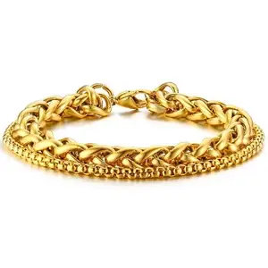 Guld armbånd mand