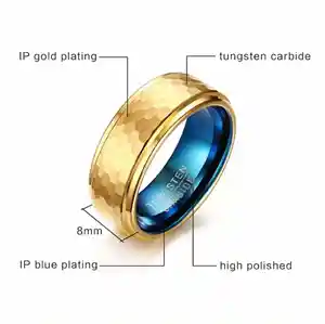 Duetone tungsten carbide ring 