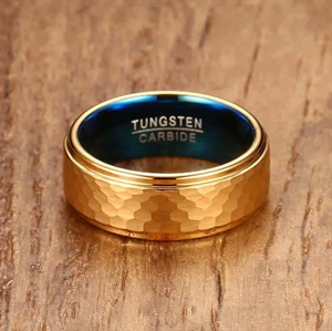 Duetone tungsten carbide ring 