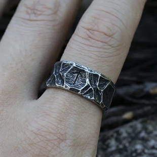 Old Viking / Ring i rustfri stål 