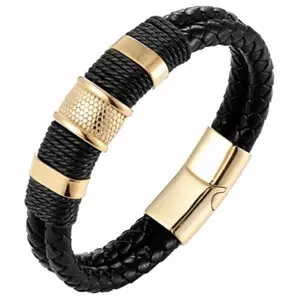 DB Golden black Crawe herrearmbånd.