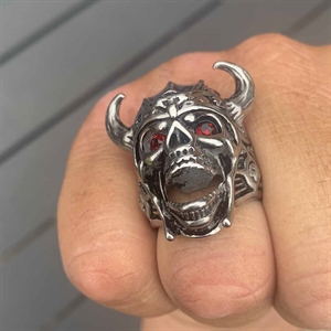 Skull bikerring