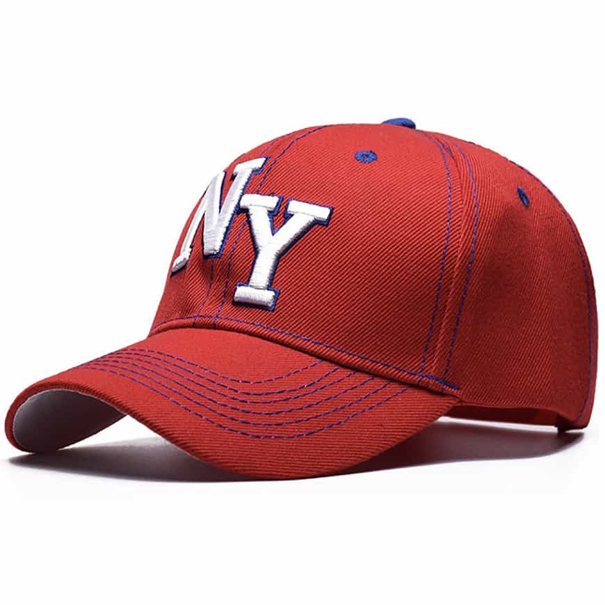 NY baseball cap Red