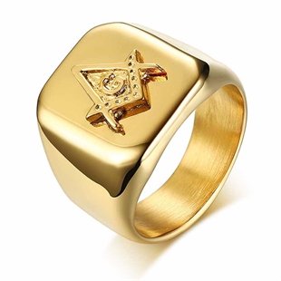 Herrering gold frimurer