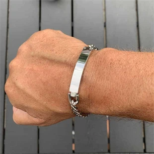 Pure steel armbånd.