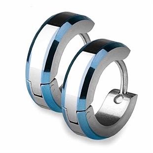 Ørering "Blue Steel" (1stk)