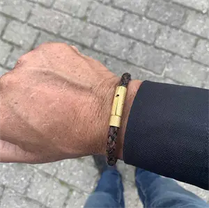 Læderarmbånd til mænd