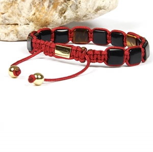 Red Delayat armbånd handmade
