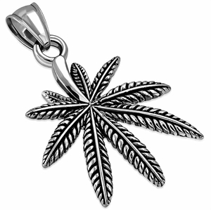 Halssmykke Marihuana med kæde