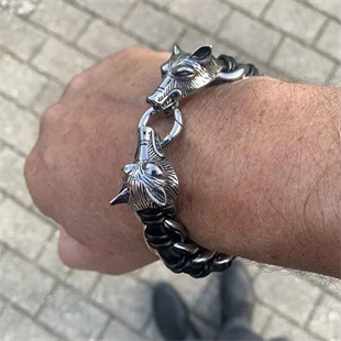 Armbånd ulvehoved