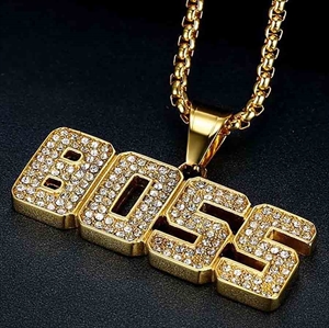 Like a Boss - halssmykke 2x5 cm