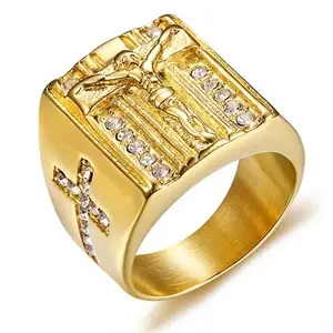 Jezus golden herrering med sten