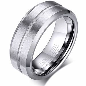 Thin line tungstenring