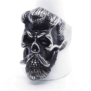 Master skull bikerring