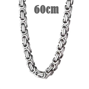 Big Hawn halskæde i mat stål 60cm / 7mm