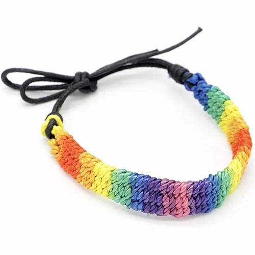 LGBT+ armbånd i friske farver.