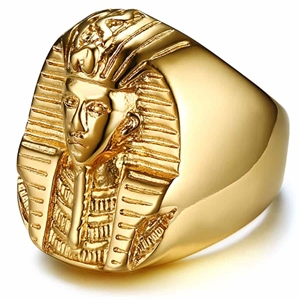 Faraos ring forgyldt