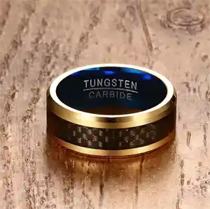 Fiber tungstenring "Blue"