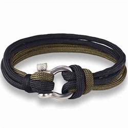 Green/black Sailorman herrearmbånd