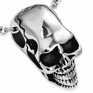 Rustfri stål skull 